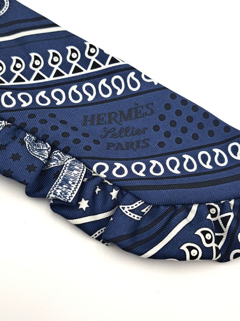 HERMES　エルメス　ツイリー　フリル　エプロンドール