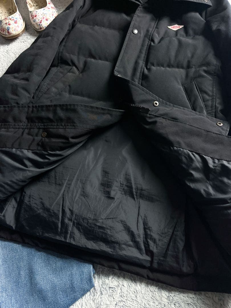 【DANTON】ダントン ファー付2wayタッサーロングダウンコート