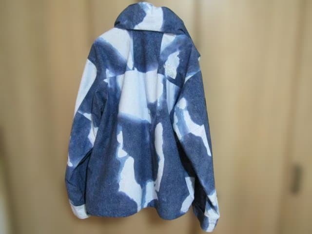 THE NORTH FACE×SupremeマウンテンパーカーMブリーチデニム