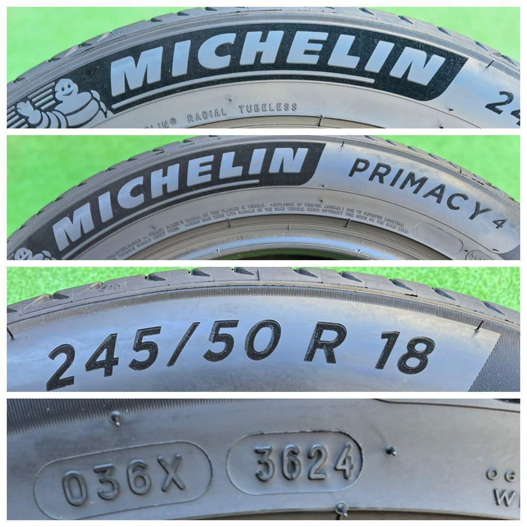 245/50R18.ミシュラン　プライマシー4　.2024年製