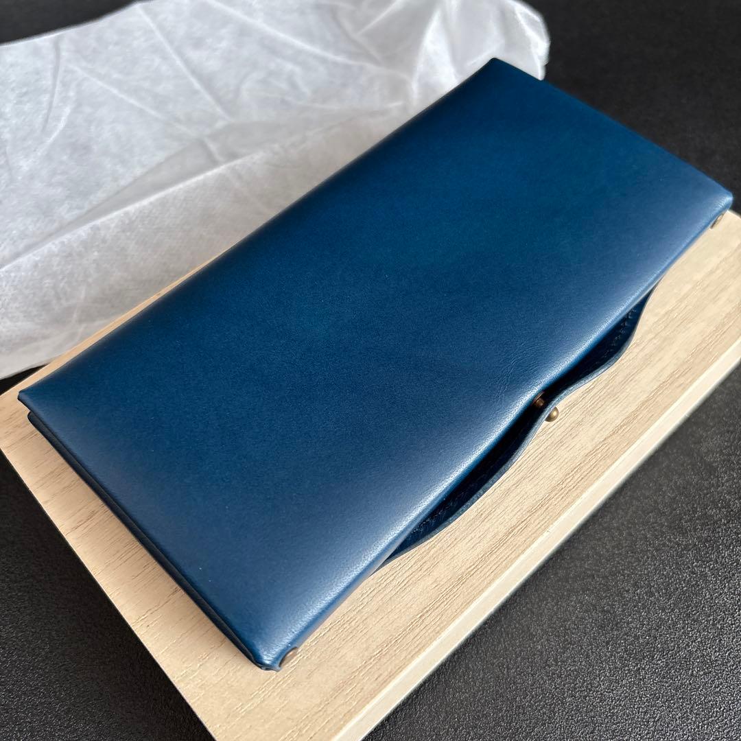 新品未使用 点と線 usuha-long ギボシver. ブルー 長財布 財布