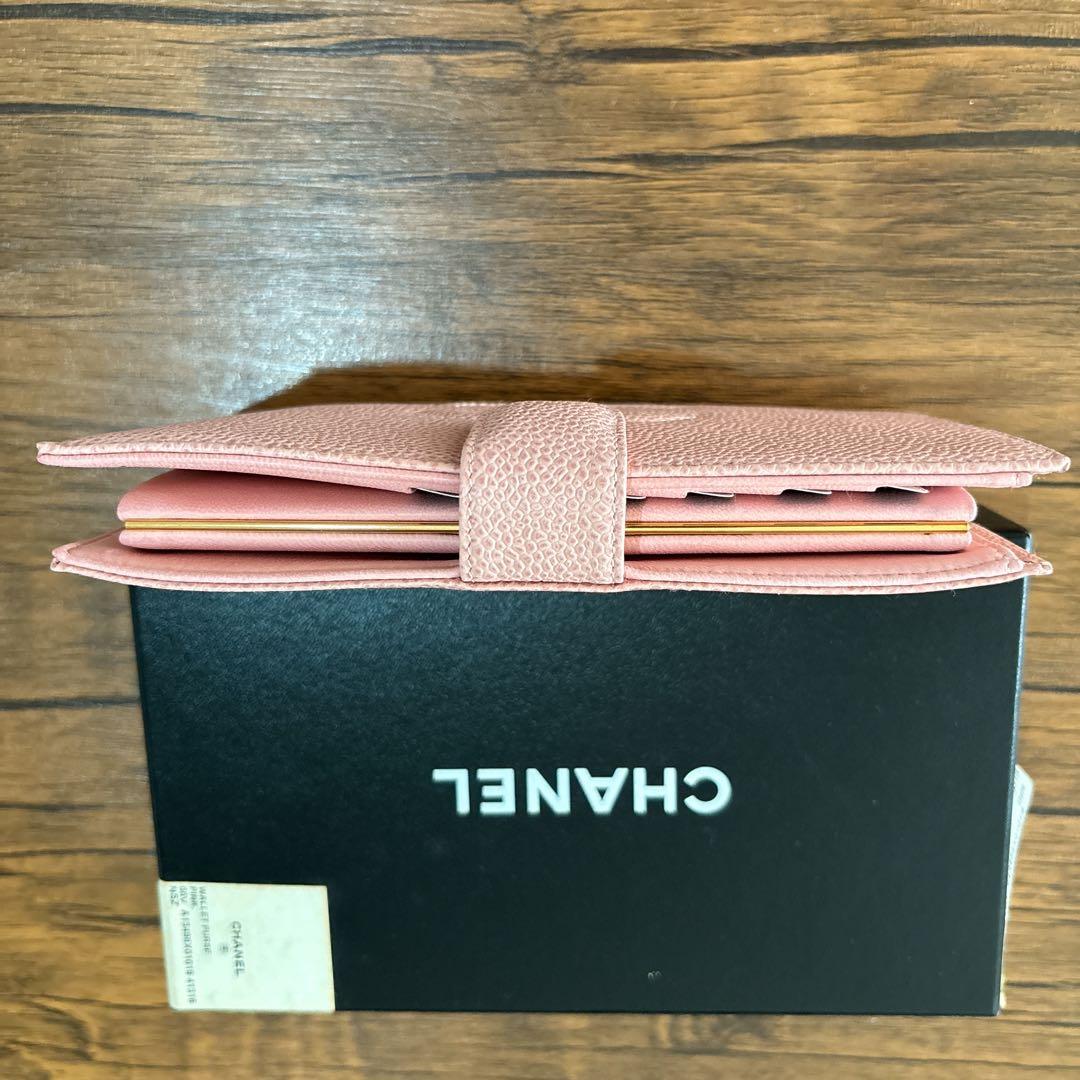 CHANEL シャネル ココマーク 財布 ピンク ギャランティカード 未使用品