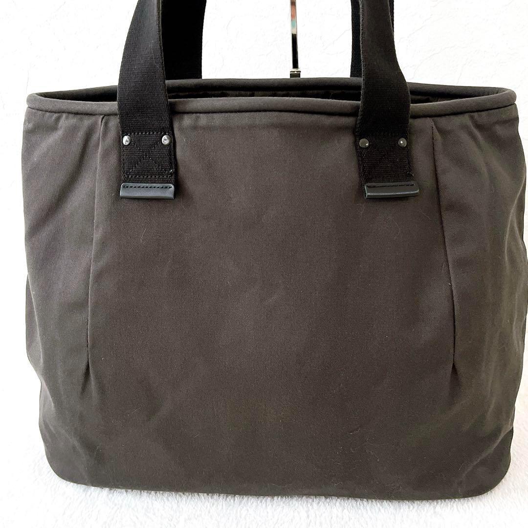 美品★PORTER★FULL キャンバス レザー トートバッグ 大容量 A4可