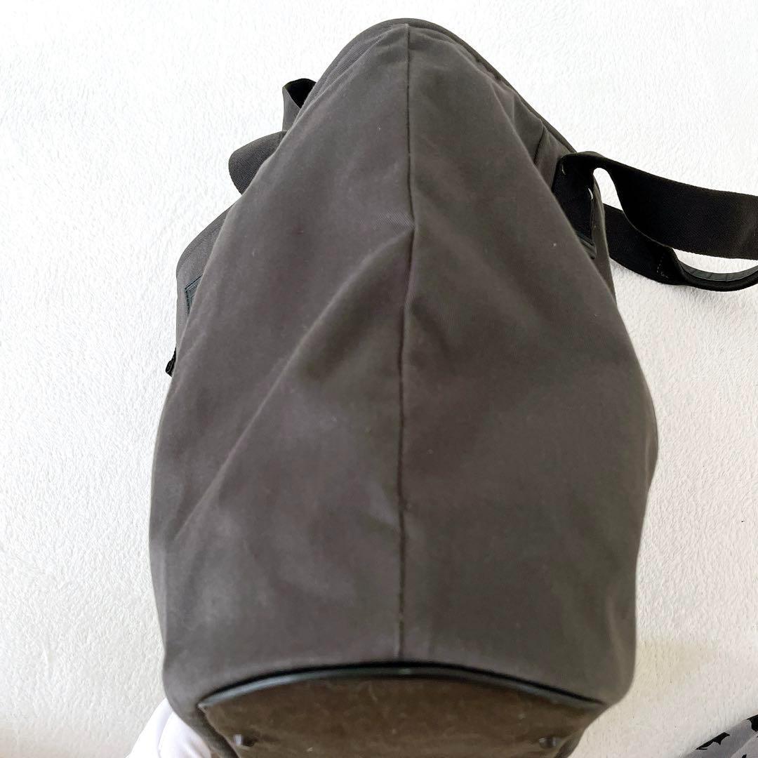 美品★PORTER★FULL キャンバス レザー トートバッグ 大容量 A4可