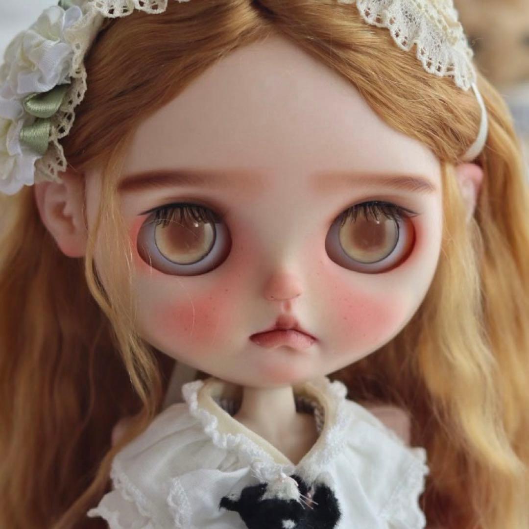 カスタムブライス かわいい 人形 作家様 おとなしい 小豆 フルセット