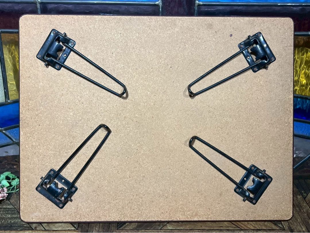 折りたたみテーブル 昭和レトロ 当時物 花柄 センターテーブル インテリア