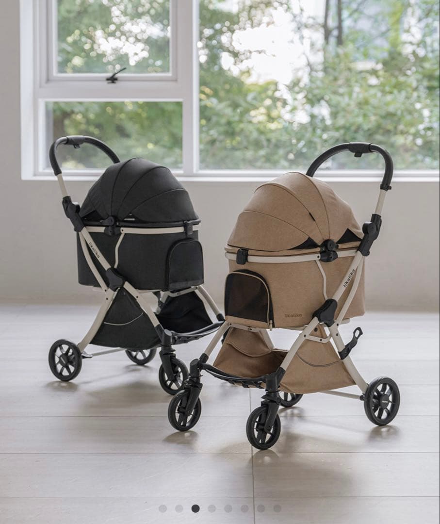 『美品』likalika ペットカート ブラック