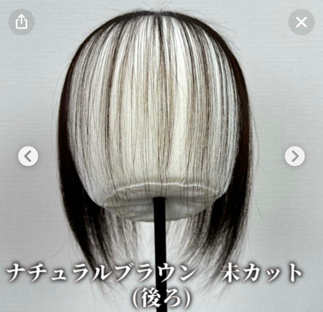 カモメ 前髪ウィッグ クリップ式