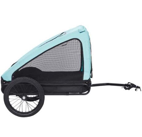 自転車用ペットトレーラー ブルー＆ブラック