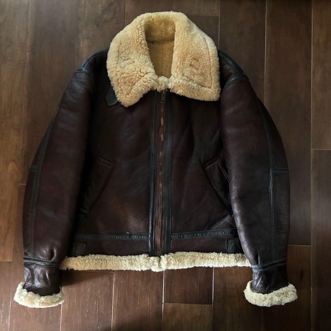 us vintage Excelled ムートンジャケット B3 古着 40
