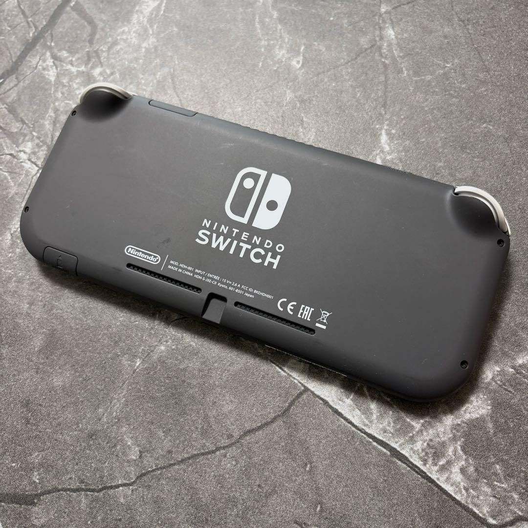 Nintendo Switch Lite グレー 本体（箱・純正充電器付き）
