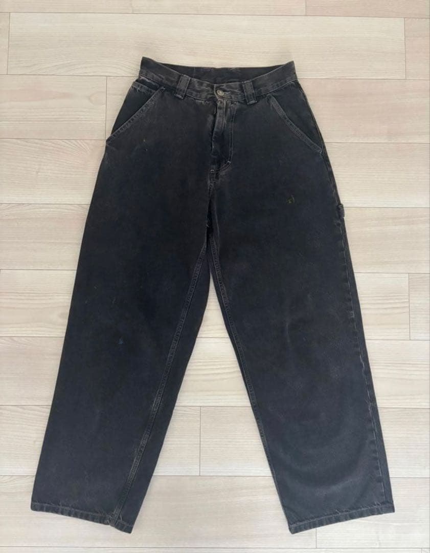パンツ Maison Margiela 23AW BLACK PAINTED JEANS
