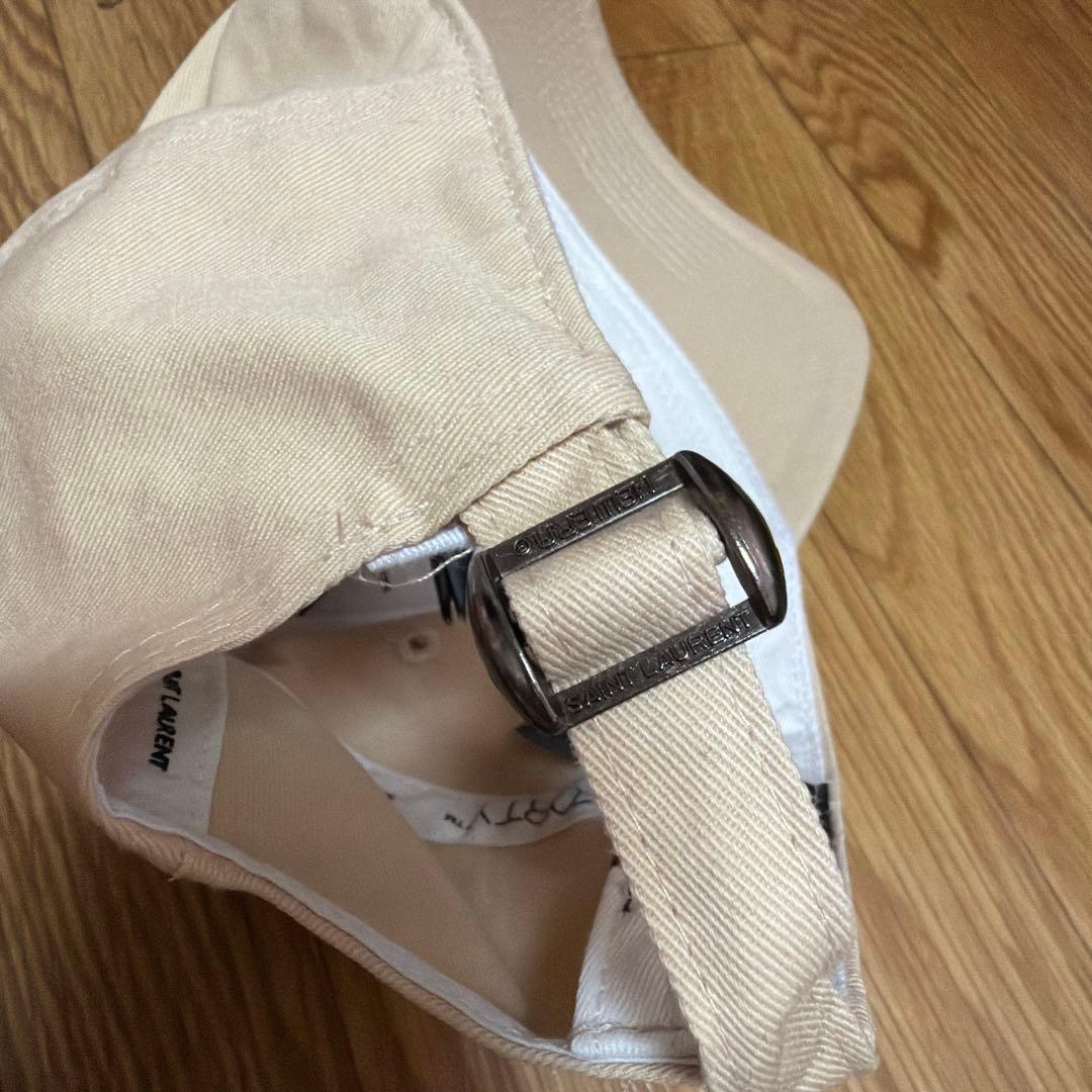 Saint Laurent 9FORTY サンローランベージュキャップ