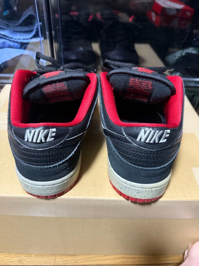 靴 NIKE SB DUNK LOW PRO Black Cement