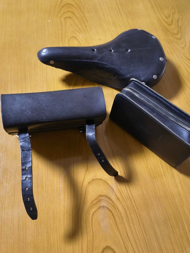 おまけ付き BROOKS ブルックス レザーサドル B17 皮サドル
