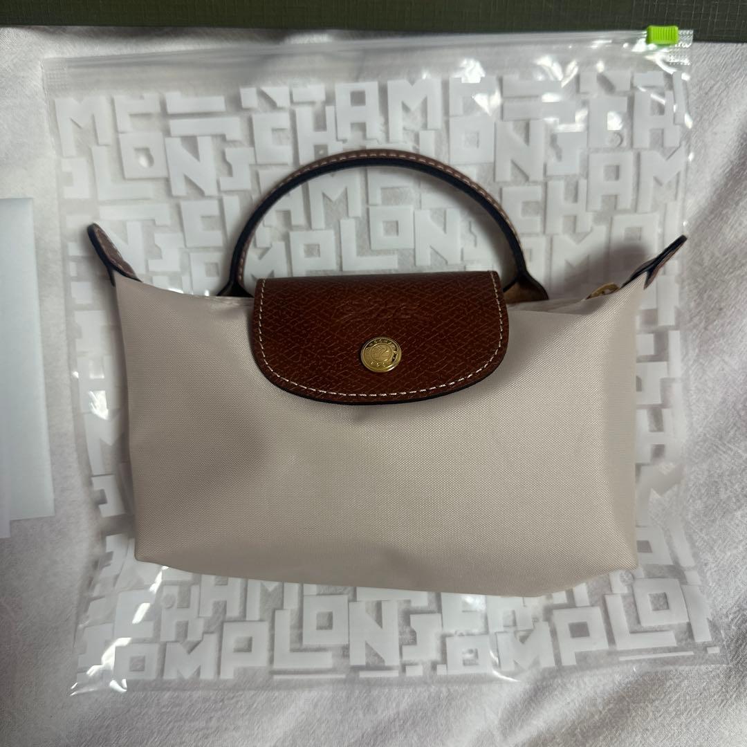 LONGCHAMP ル プリアージュ　オリジナル ハンドル付きポーチ パピエ