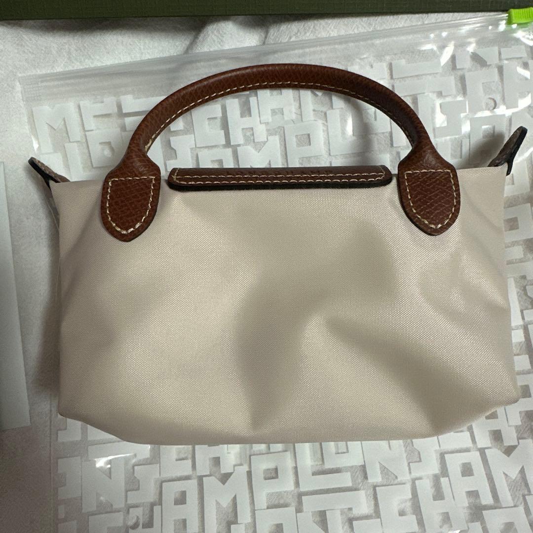 LONGCHAMP ル プリアージュ　オリジナル ハンドル付きポーチ パピエ