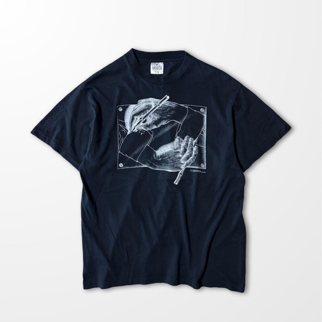 m.c.escher エッシャー 描く手 アート ANDAZIA ヴィンテージ