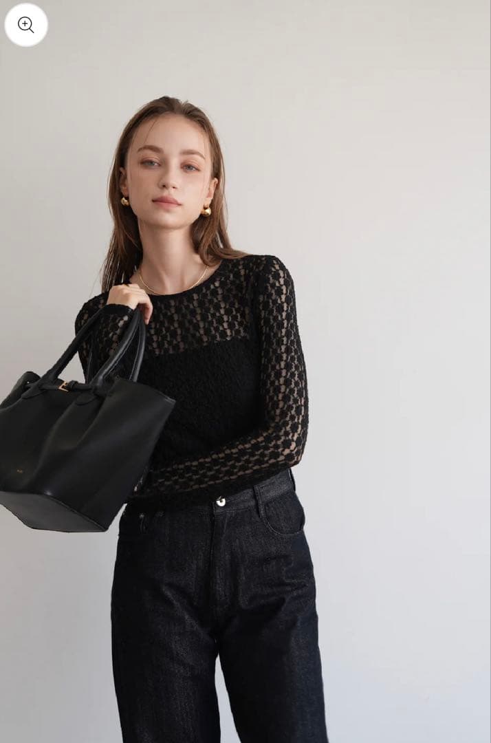 トップス flower lace tops