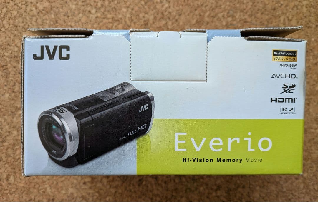 未使用 JVC Everio GZ-HM390-W ハイビジョンメモリームービー