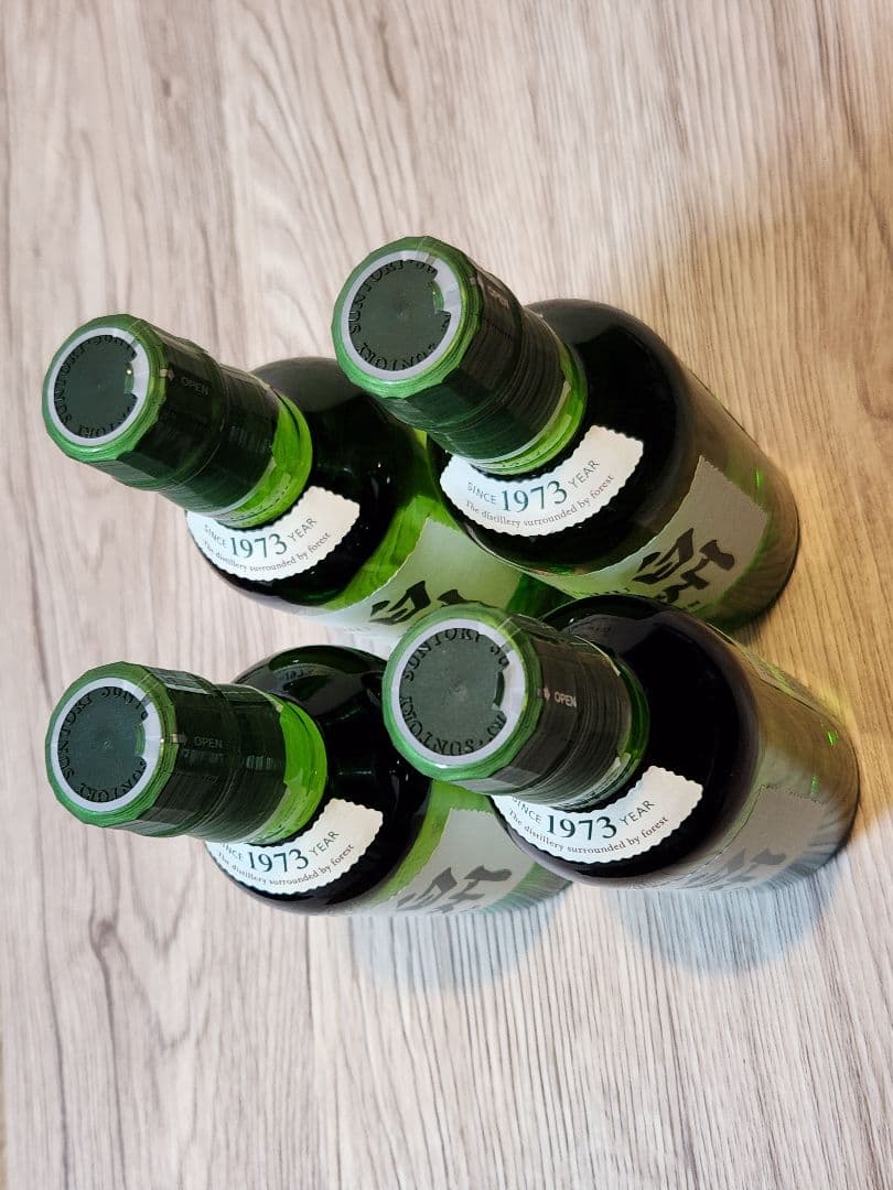 白州 シングルモルトウイスキー 1973年製 4本セット