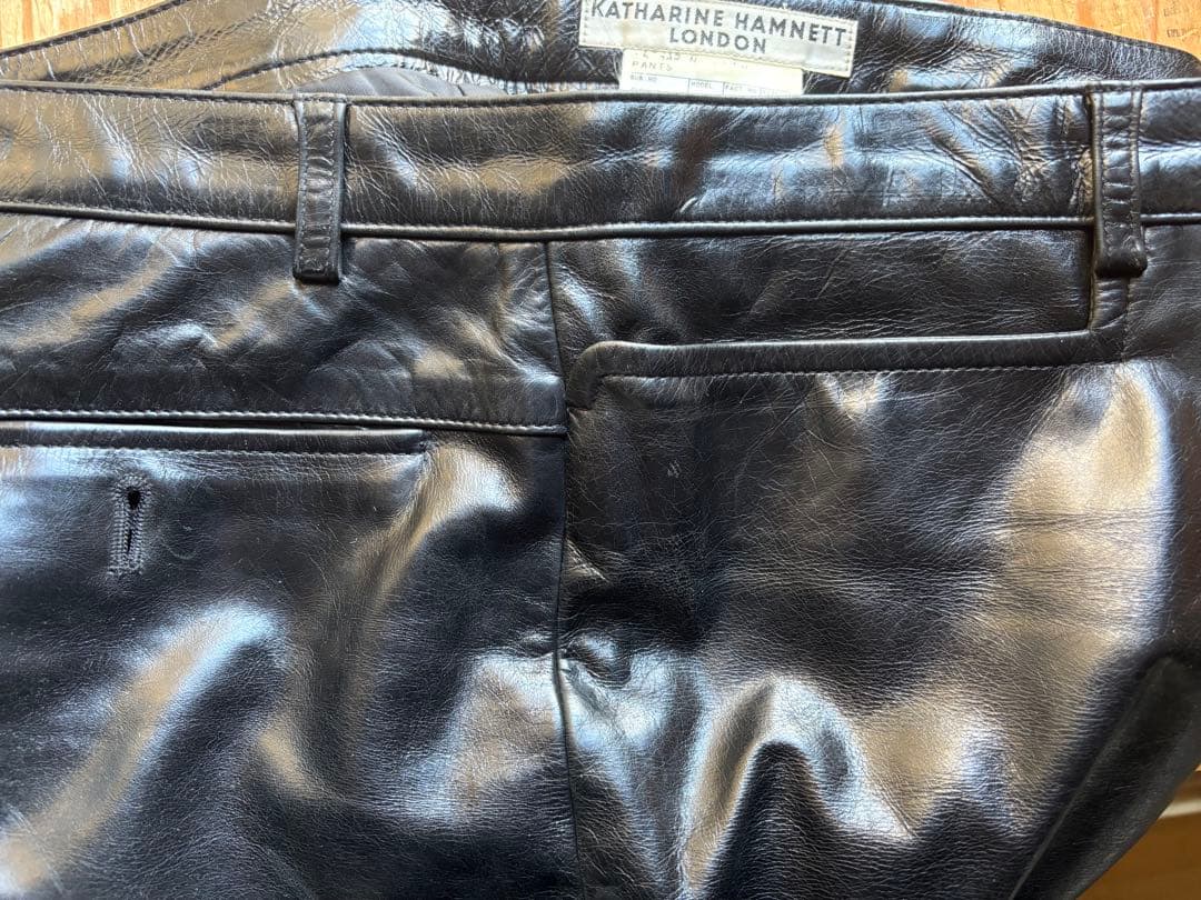 KATHARINE HAMMNETT LONDON レザーパンツ