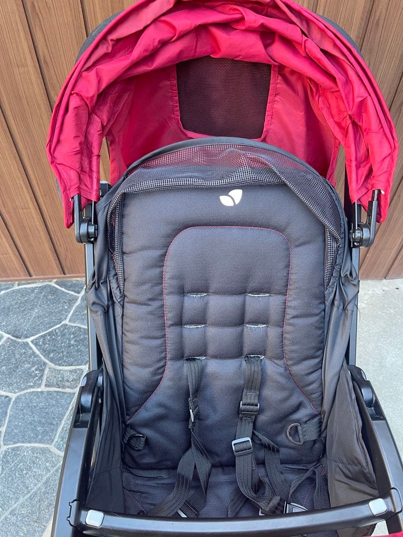 ま*ち様 KATOJI Joie エヴァライトデュオ 2人乗りベビーカー レッド