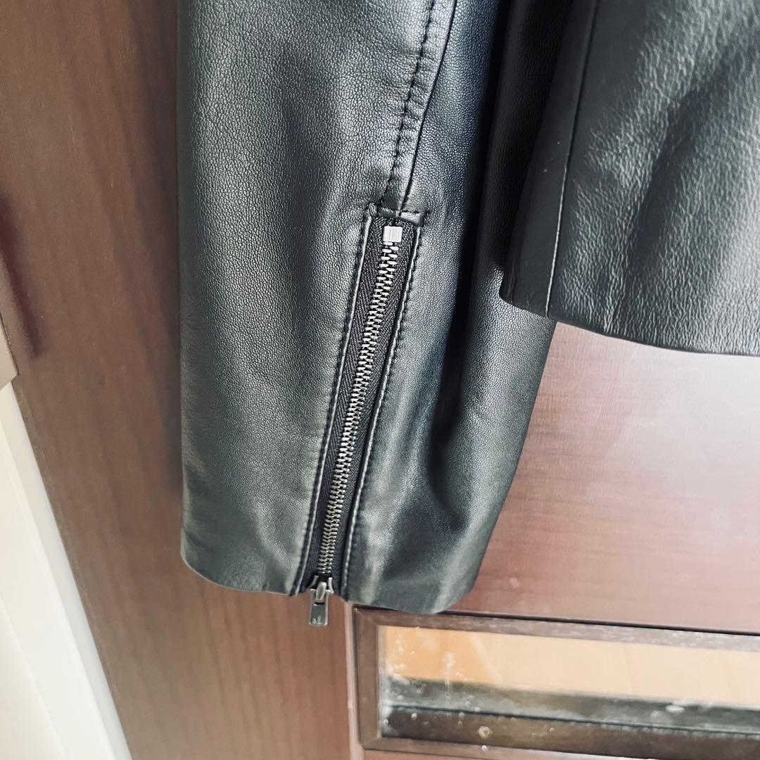 新品☆ ANAYI ラムレザーファスナー　ジャケット/セオリー、23区、ロペ