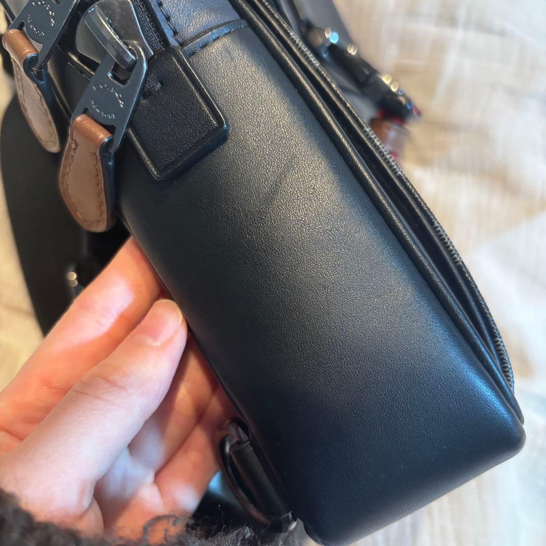 おおもり　Coach ボディバッグ ブラック/グレー