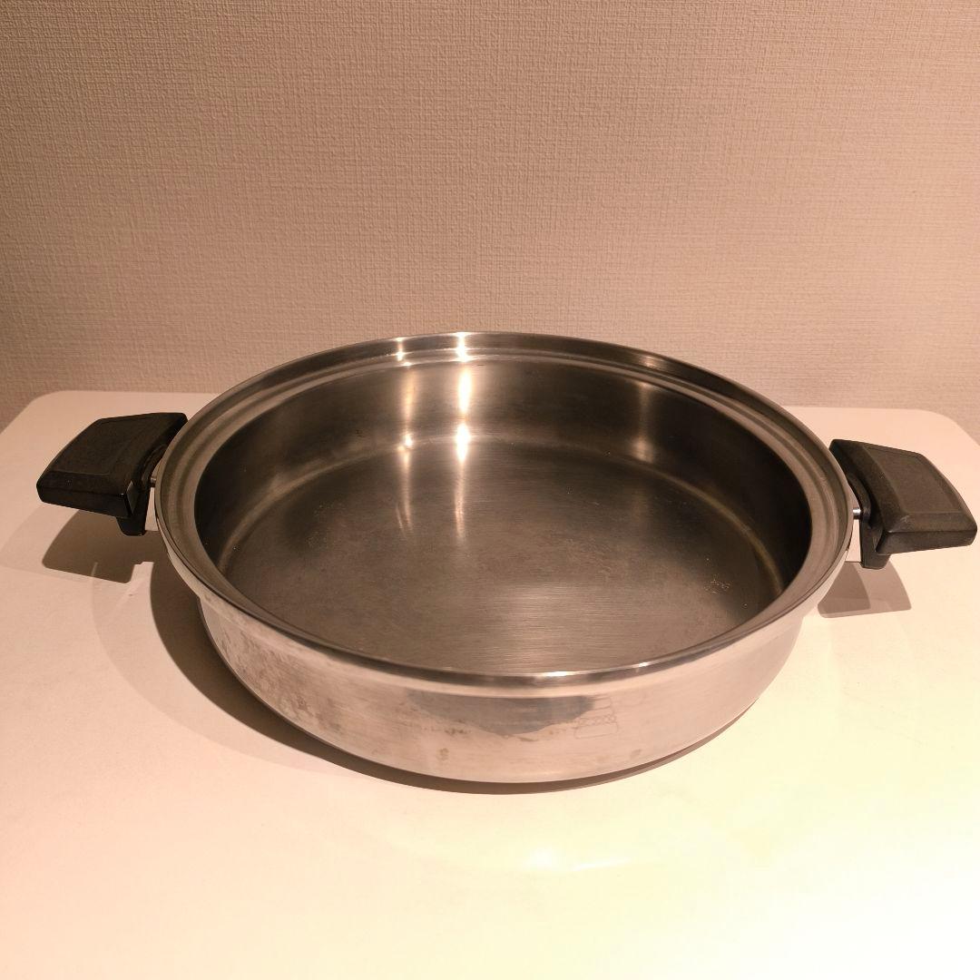 限定SALE◆ロイヤルクイーン大フライパンQueenステンレス鍋無水鍋