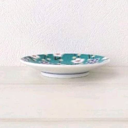 新品　九谷焼　縁起豆皿　梅