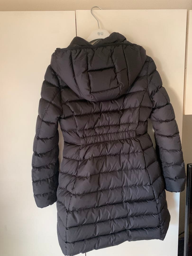 MONCLER ブラック ロングダウンジャケット
