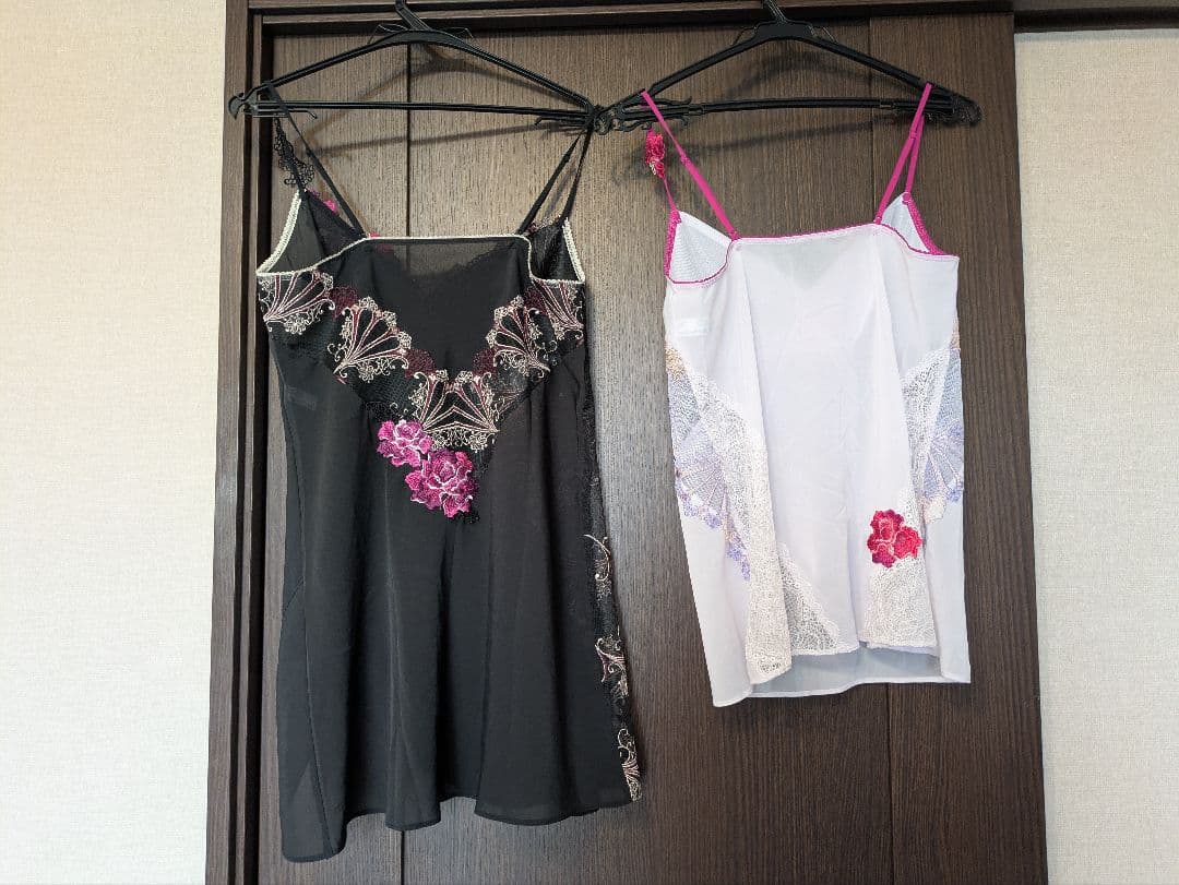 【美品2点】サルート⭐同シリーズ、キャミソール＆スリップ⭐貴重Ｌサイズ