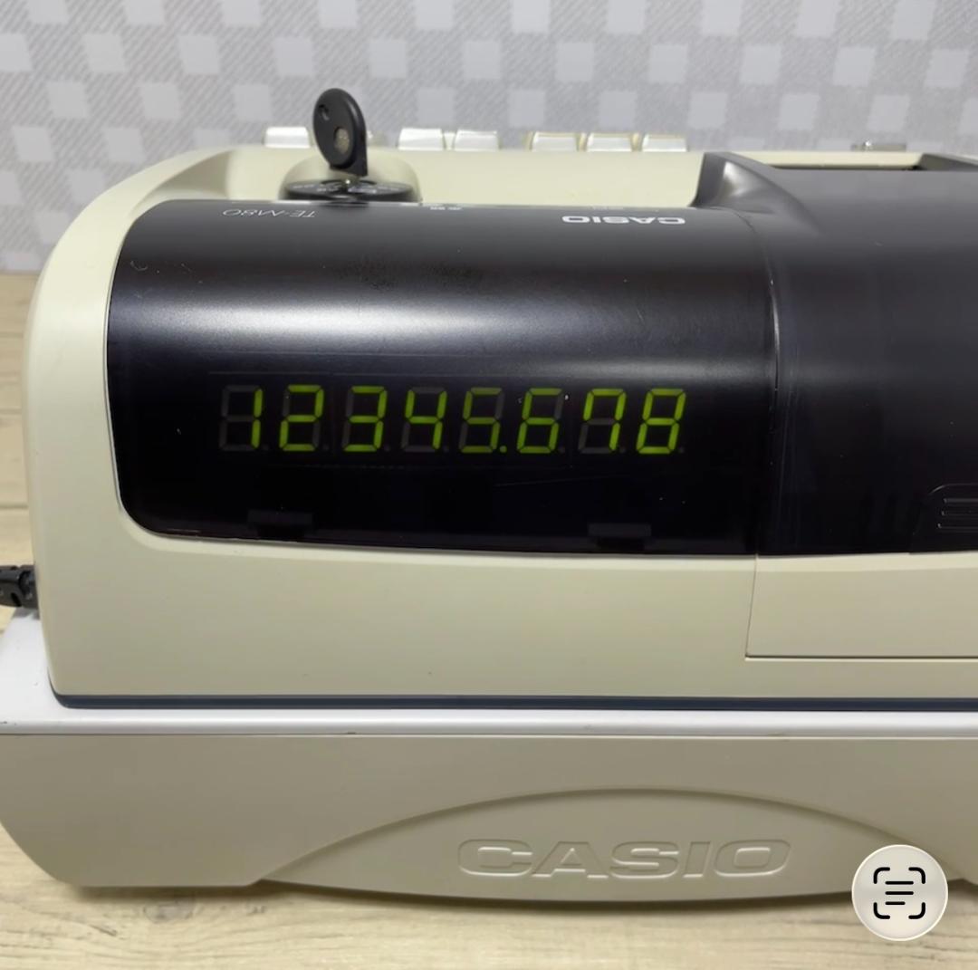 【客用背面表示機種♪】カシオ「電子レジスター」TE-M80