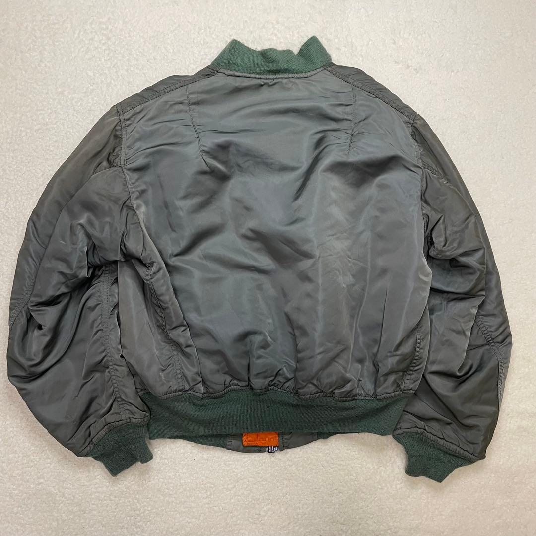 90s USA製 ALPHA jacket アルファ MA-1 短丈 Y2K