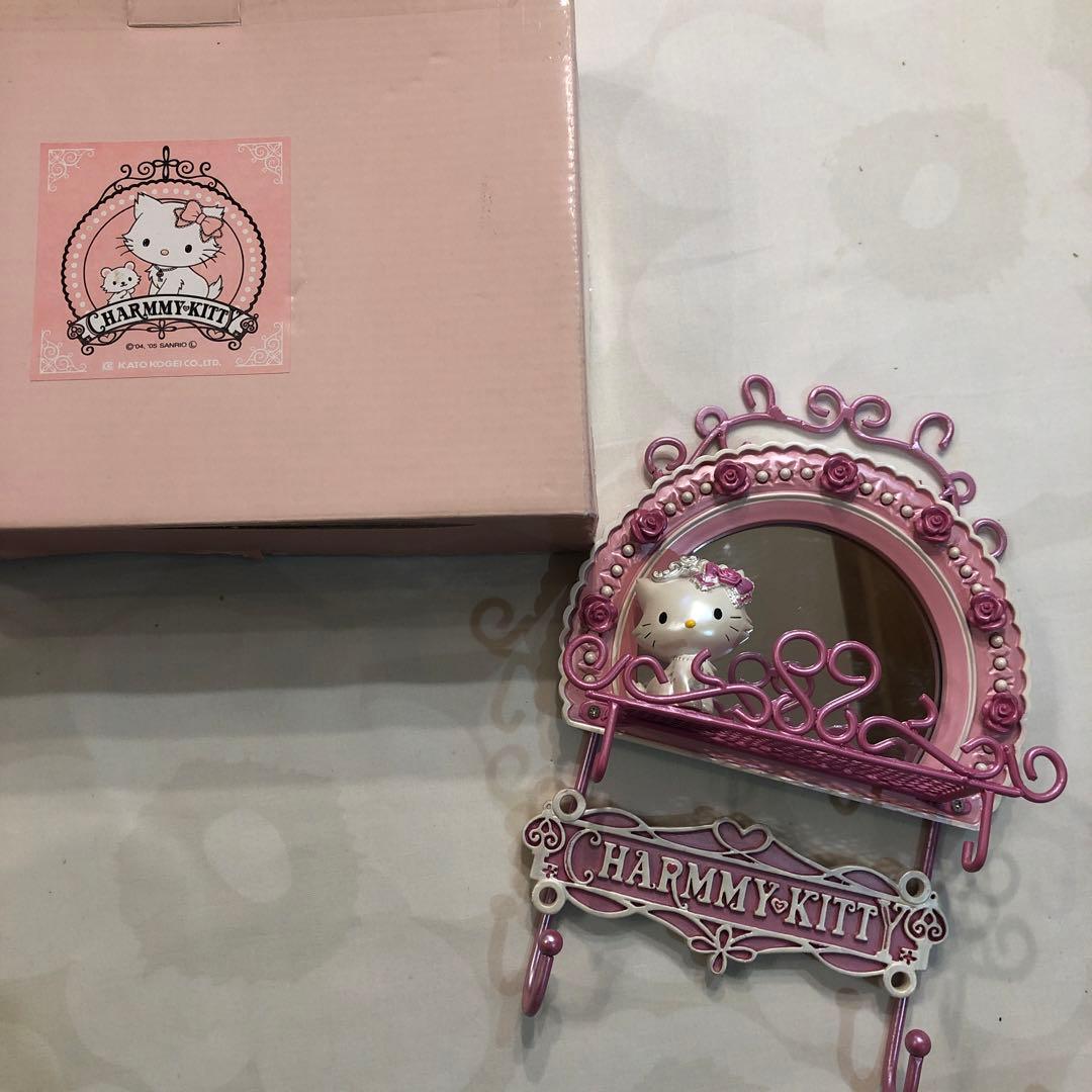 未使用　2005 Sanrio 激レア　チャーミーキティ　ミラーフック　レトロ