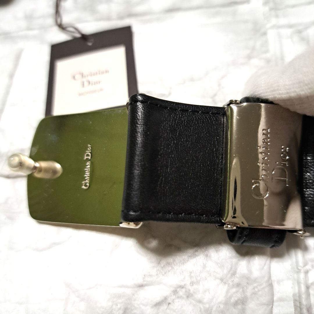 ✨️新品未使用✨️Christian Dior ディオール黒 ベルト専用 箱付