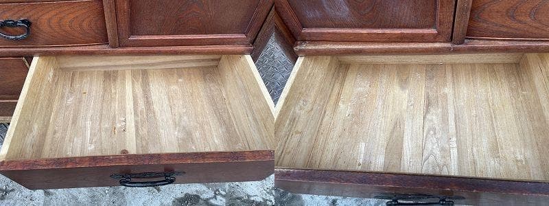 ★ 古家具 茶箪笥 高さ118x幅91x奥行35cm タンス 昭和レトロ 家具