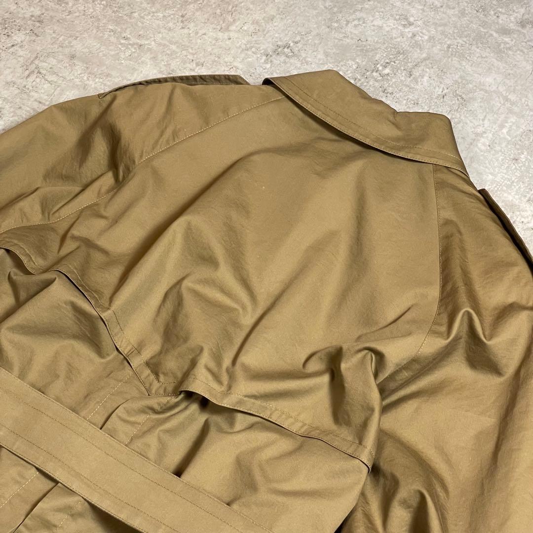 【美品 英国製】Aquascutum シングルトレンチコート マキシ丈