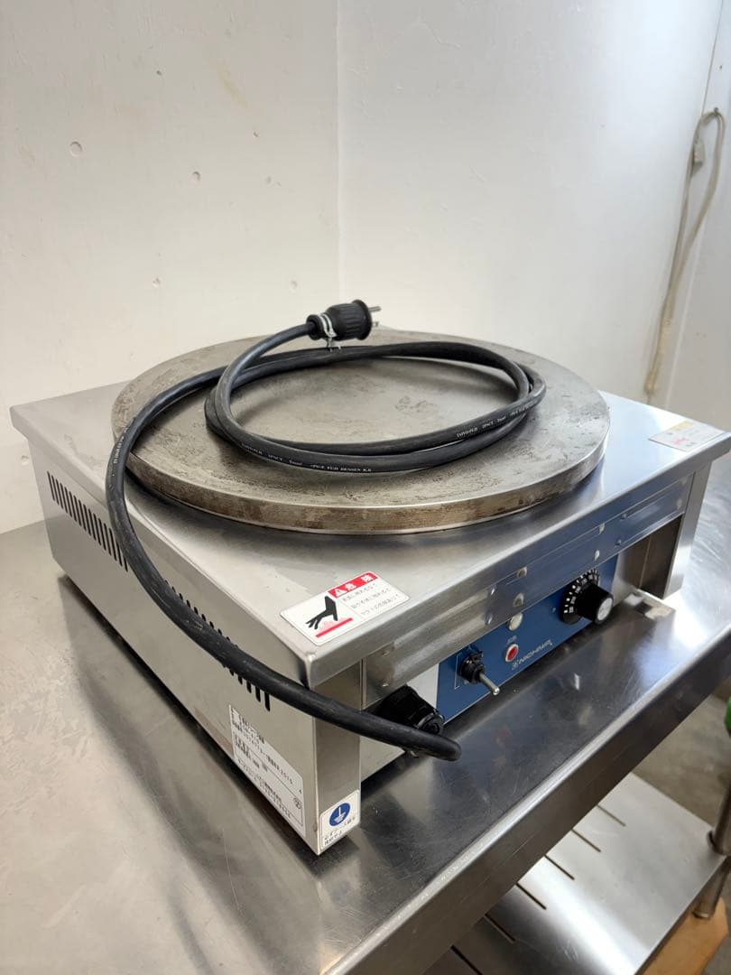 【動作良好 綺麗】ニチワクレープ焼き機 CM-410クレープメーカー焼き器