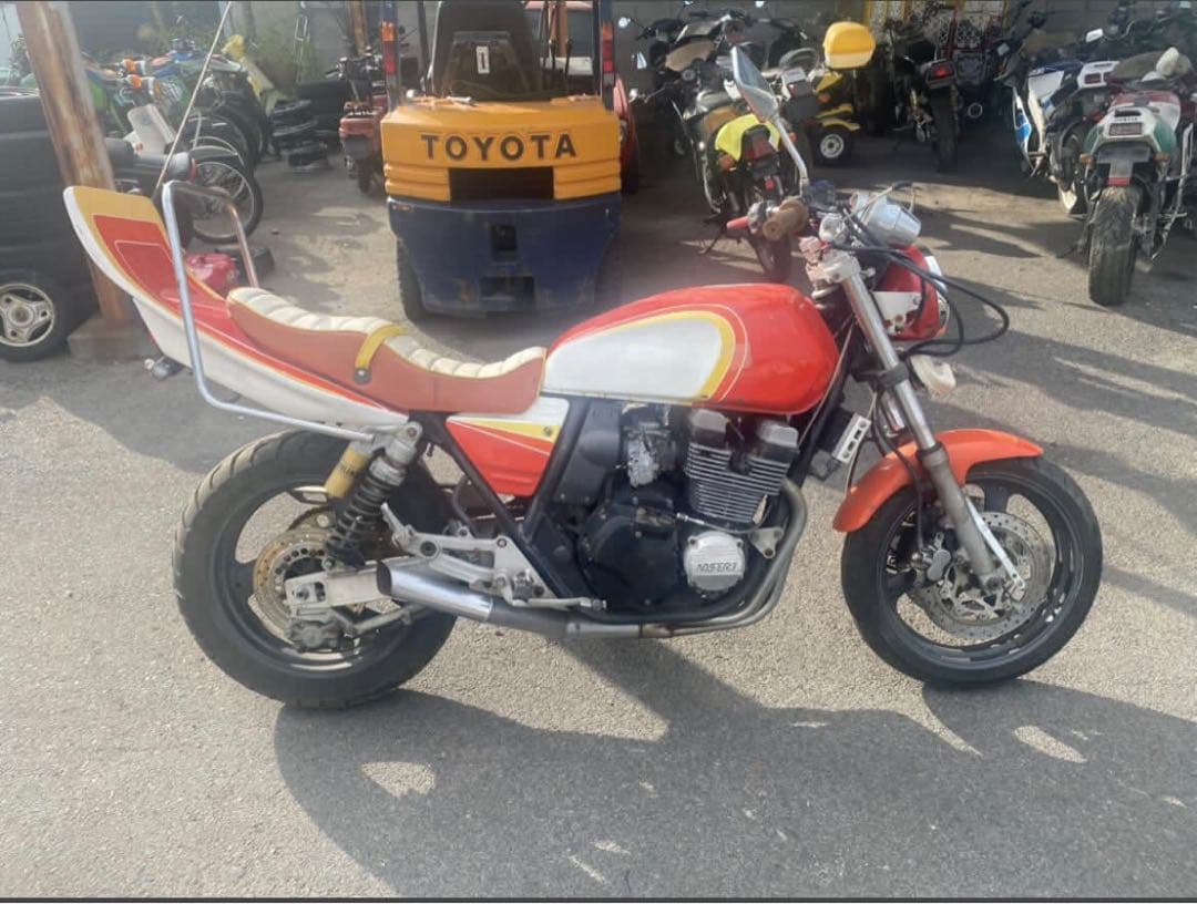 xjr400 テールカウル延長