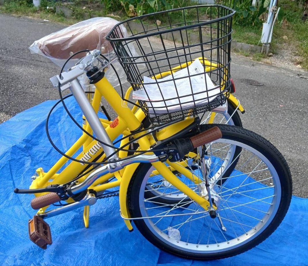 【新品未使用車❣️】【全国送料無料】折りたたみ自転車 20インチ 6段変速