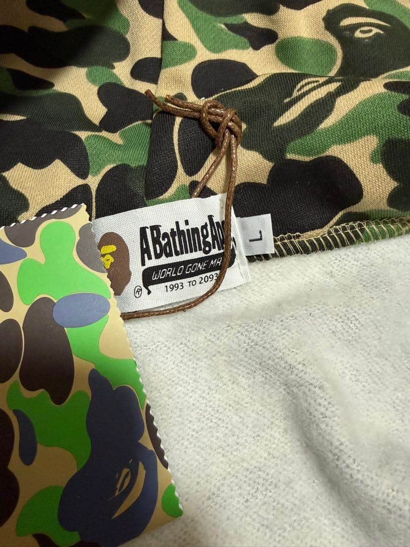 ★激レア★ APE abc camo green シャークパー カーLパーカー
