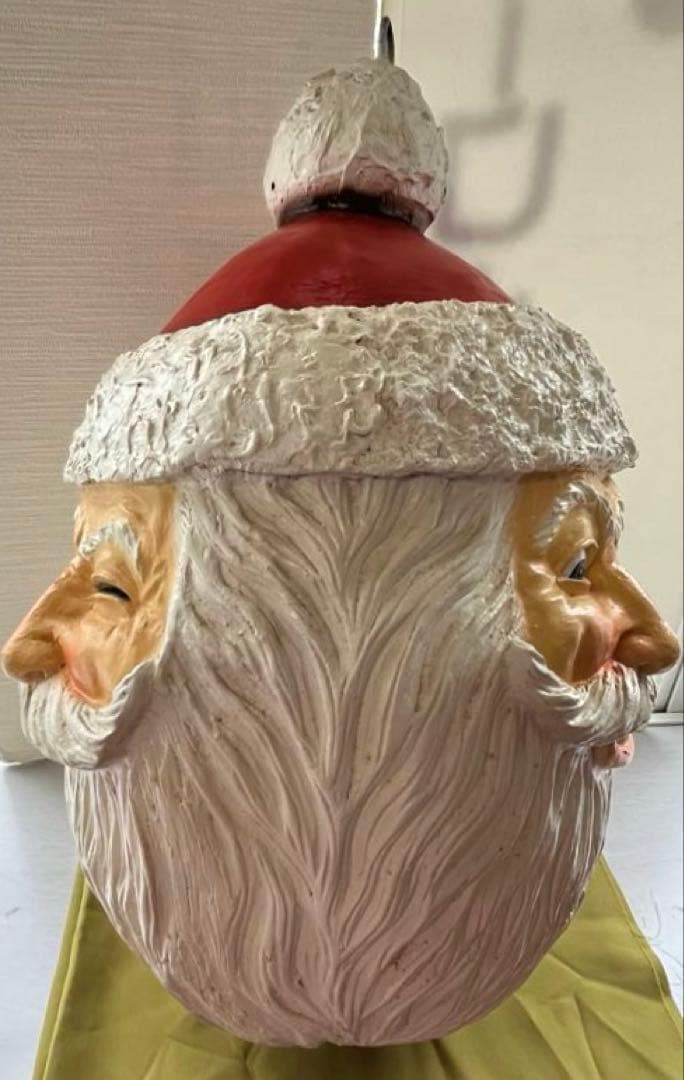 〈クリスマス〉3つの顔のサンタクロース置物　フィリピン　クリスマス　置物　珍品