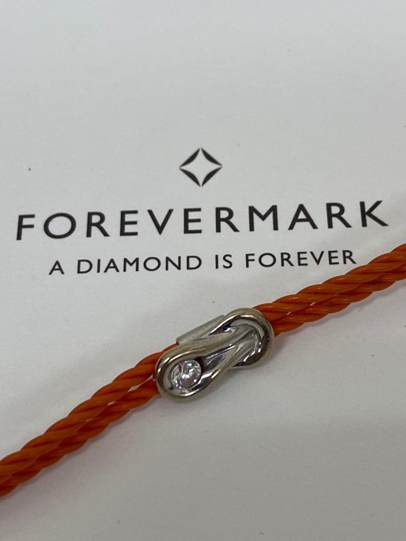 3-2956 FOREVERMARK デビアス K18 ダイヤ0.14ct