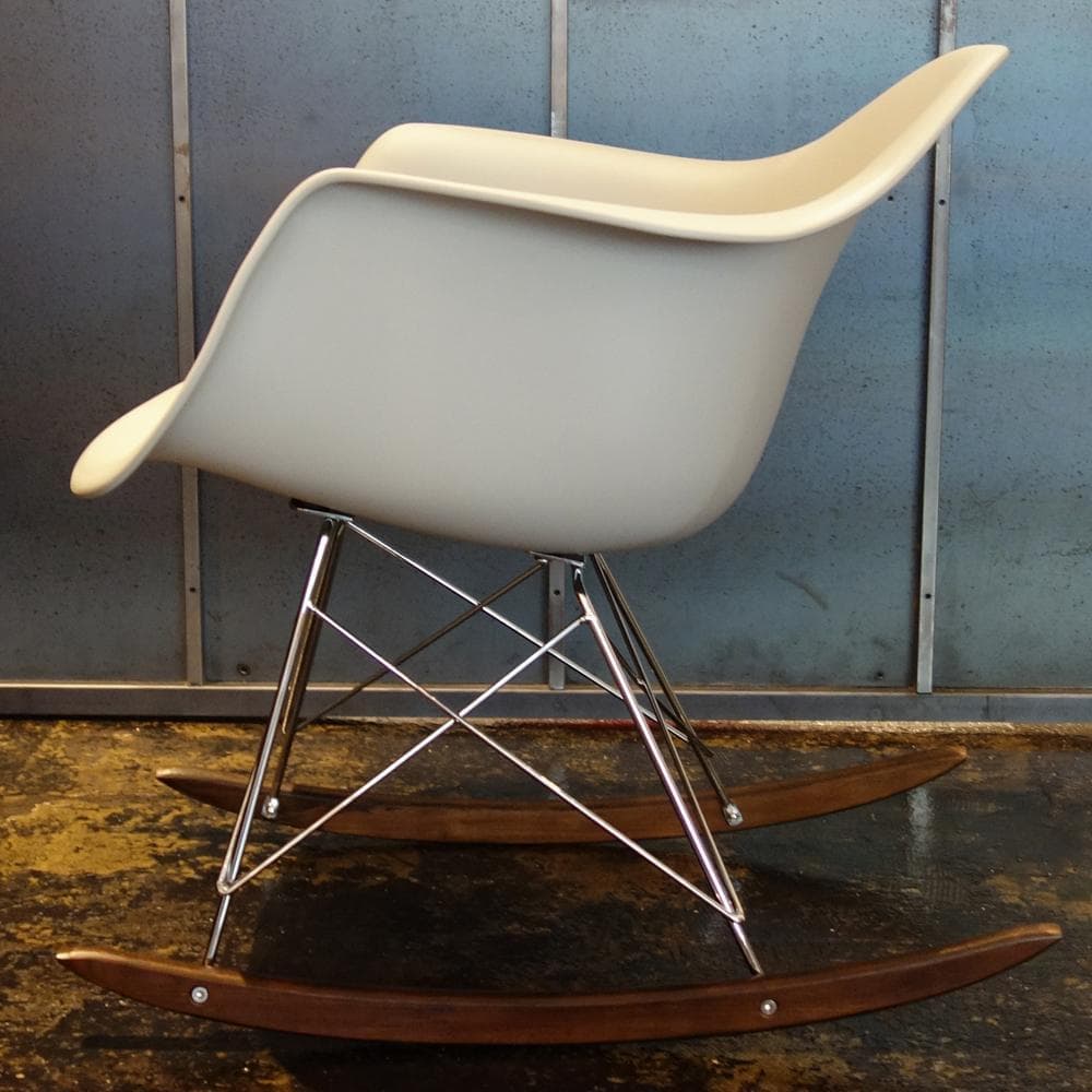 イームズ RAR シェルチェアー イス 椅子 Eames ライトグレー/BR
