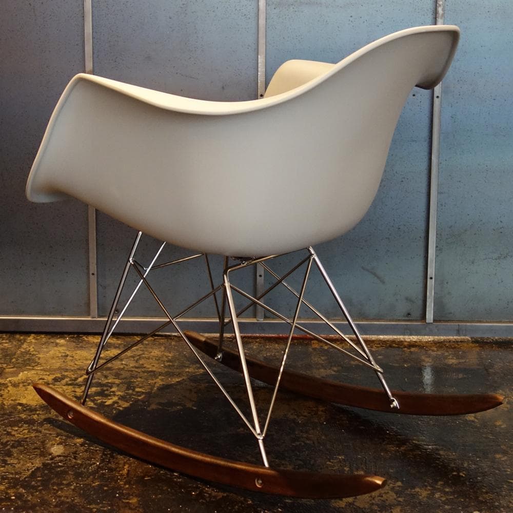 イームズ RAR シェルチェアー イス 椅子 Eames ライトグレー/BR