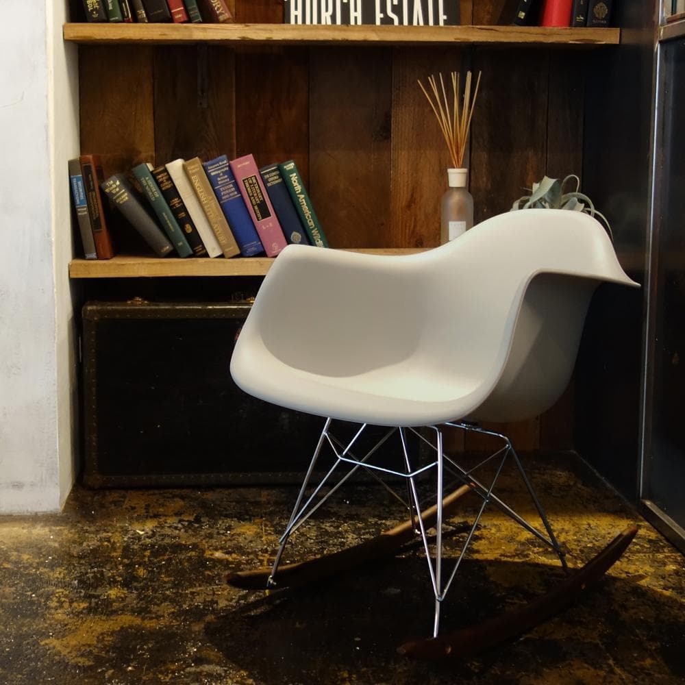 イームズ RAR シェルチェアー イス 椅子 Eames ライトグレー/BR