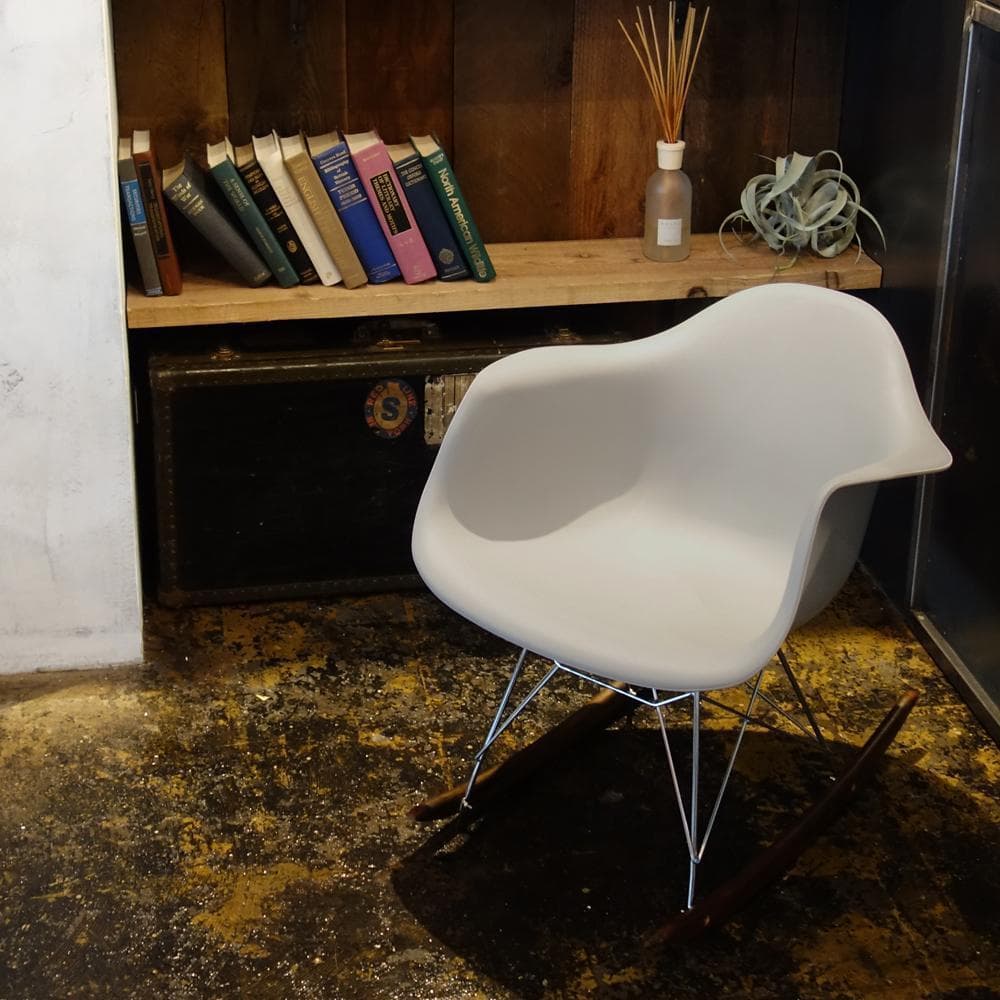 イームズ RAR シェルチェアー イス 椅子 Eames ライトグレー/BR