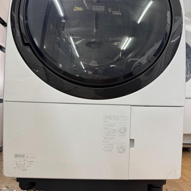 地域限定送料無料　美品 パナソニック ドラム式洗濯乾燥機 NA-VX800BL